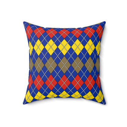 Moldova Retro Argyle Cushion Pillow