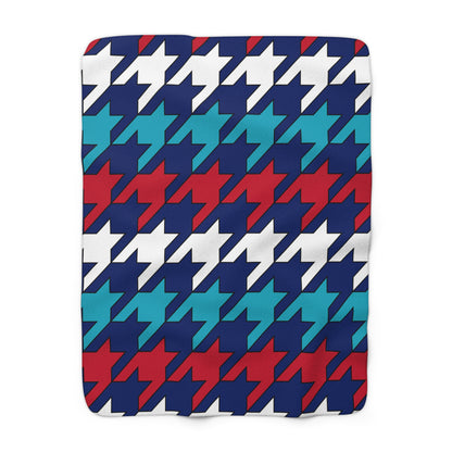 Montserrat Retro Houndstooth Blanket Throw