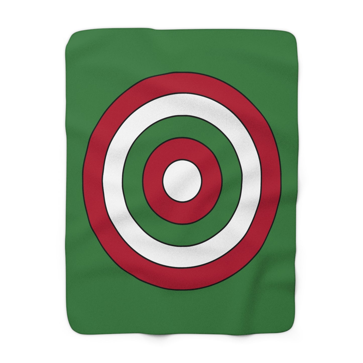 Suriname Retro Target Blanket Throw