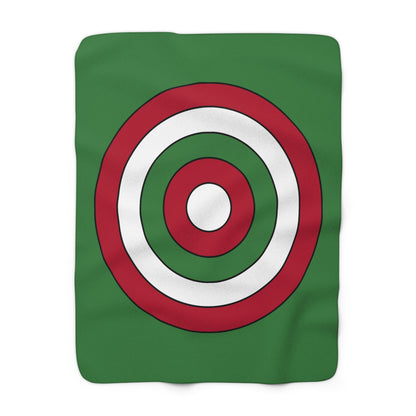 Suriname Retro Target Blanket Throw