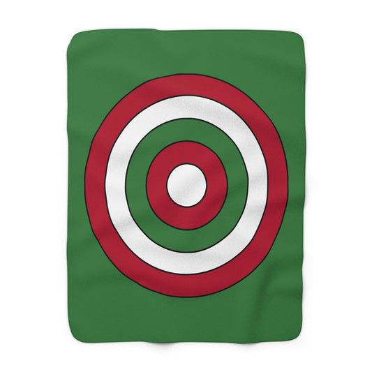 Suriname Retro Target Blanket Throw