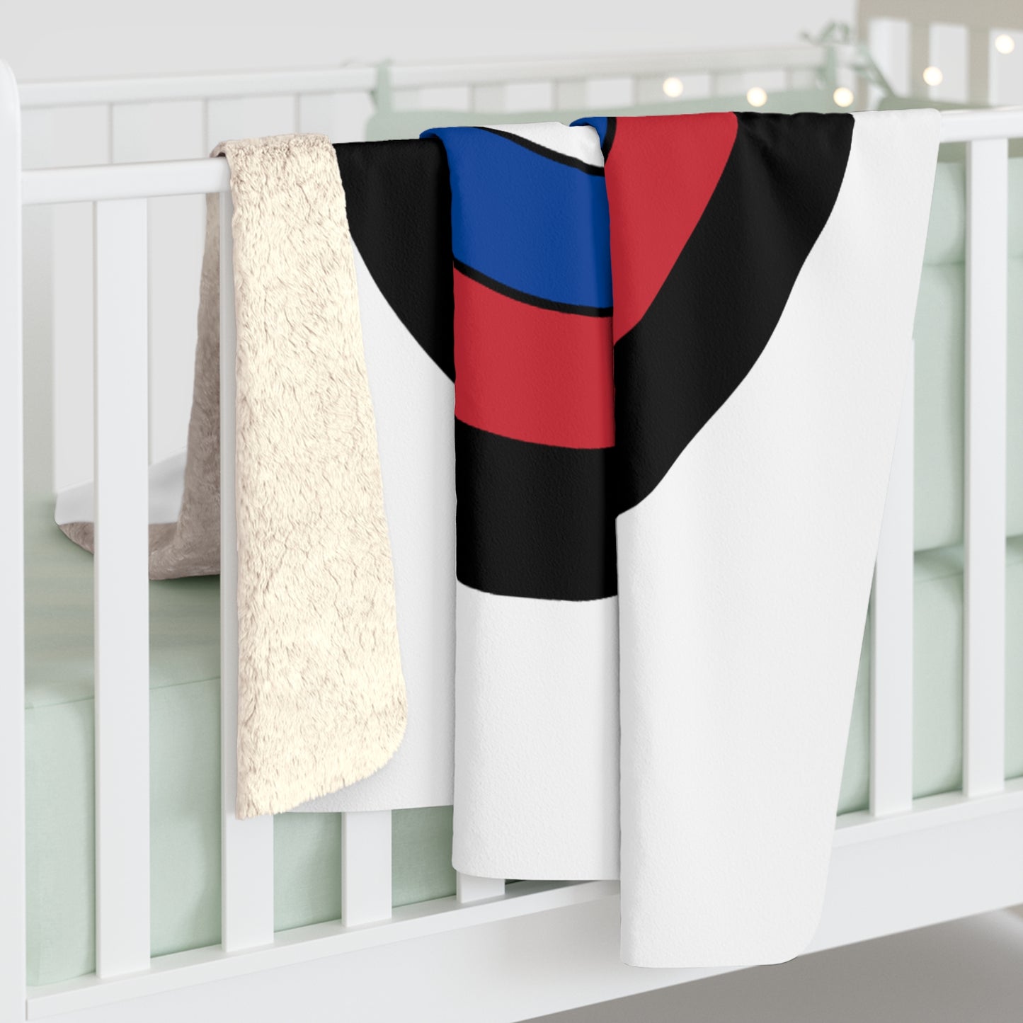 Republic Of Korea Retro Target Blanket Throw