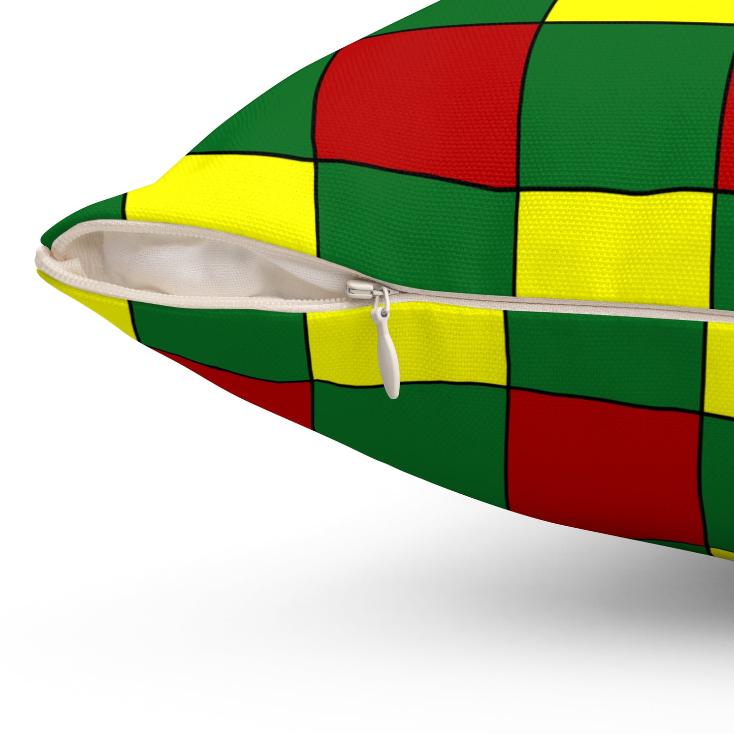 Senegal Retro Check Cushion Pillow