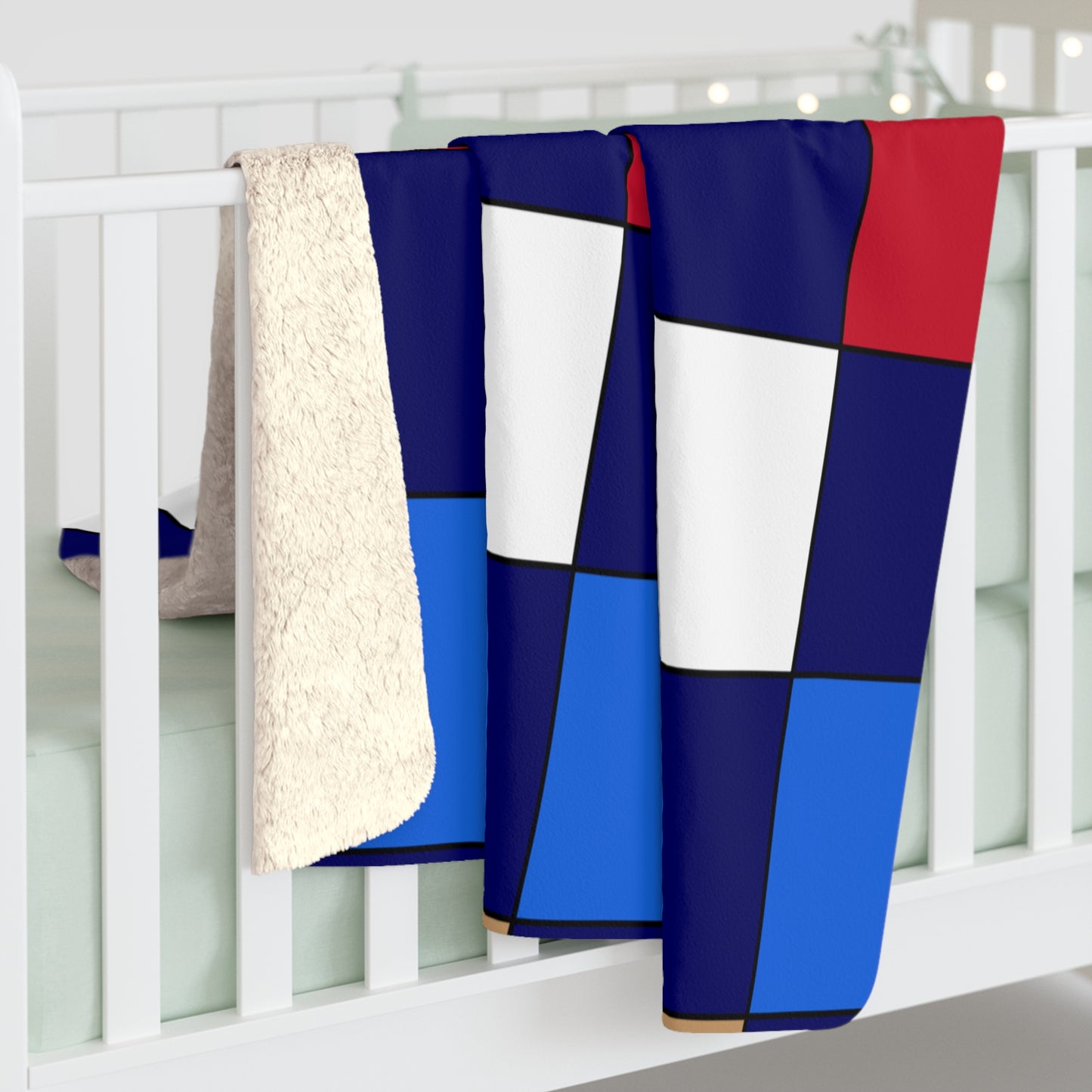 Tristan Da Cunha Retro Check Blanket Throw