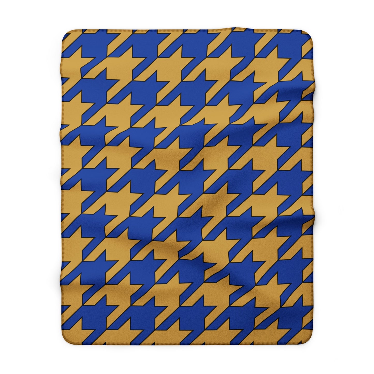 Kosovo Retro Houndstooth Blanket Throw