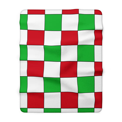 Burundi Retro Check Blanket Throw