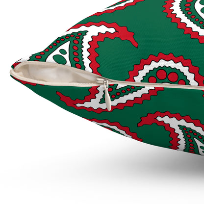 Mexico Retro Paisley Cushion Pillow