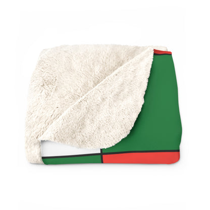 Madagascar Retro Check Blanket Throw