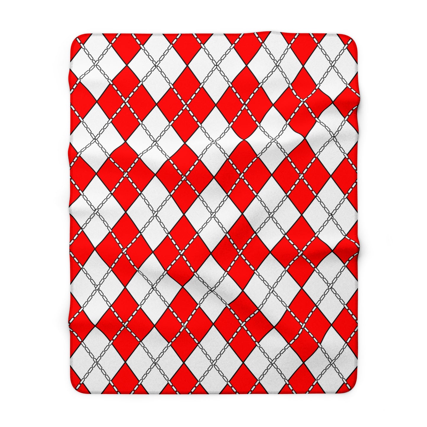 Switzerland Retro Argyle Blanket Throw