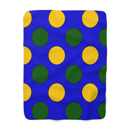 Solomon Islands Retro Polka Dots Blanket Throw