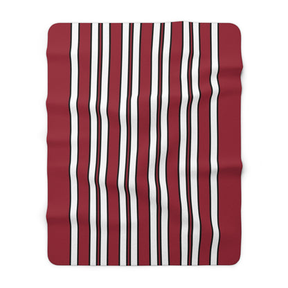 Latvia Retro Stripes Blanket Throw
