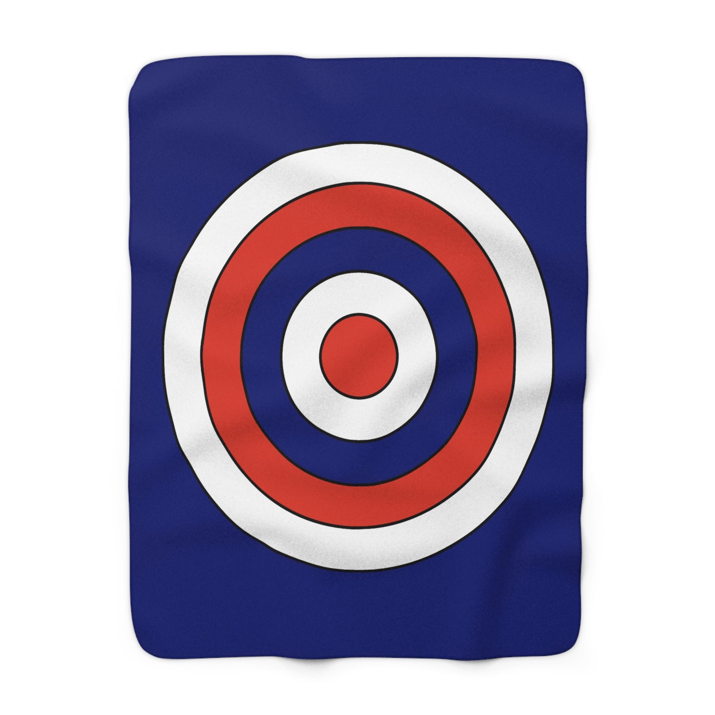 Cabo Verde Retro Target Blanket Throw