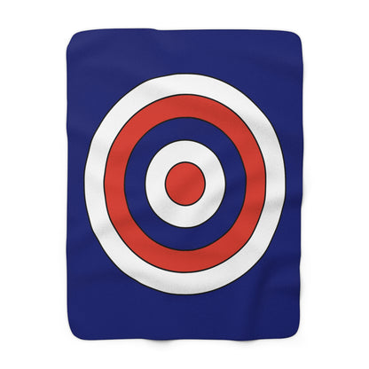 Cabo Verde Retro Target Blanket Throw