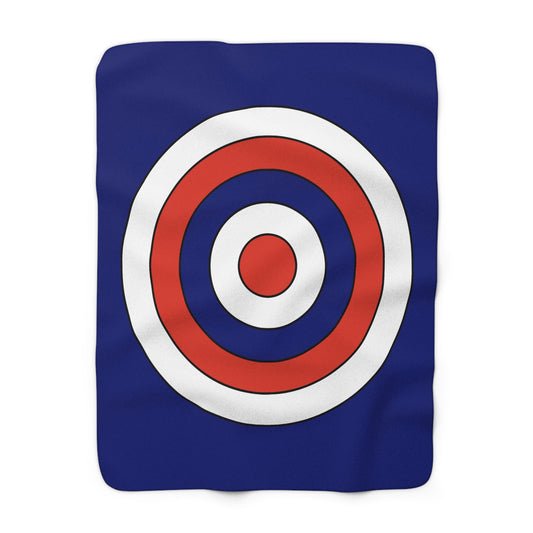 Cabo Verde Retro Target Blanket Throw