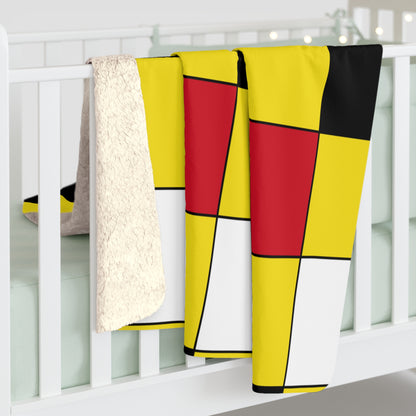 Brunei Darussalam Retro Check Blanket Throw