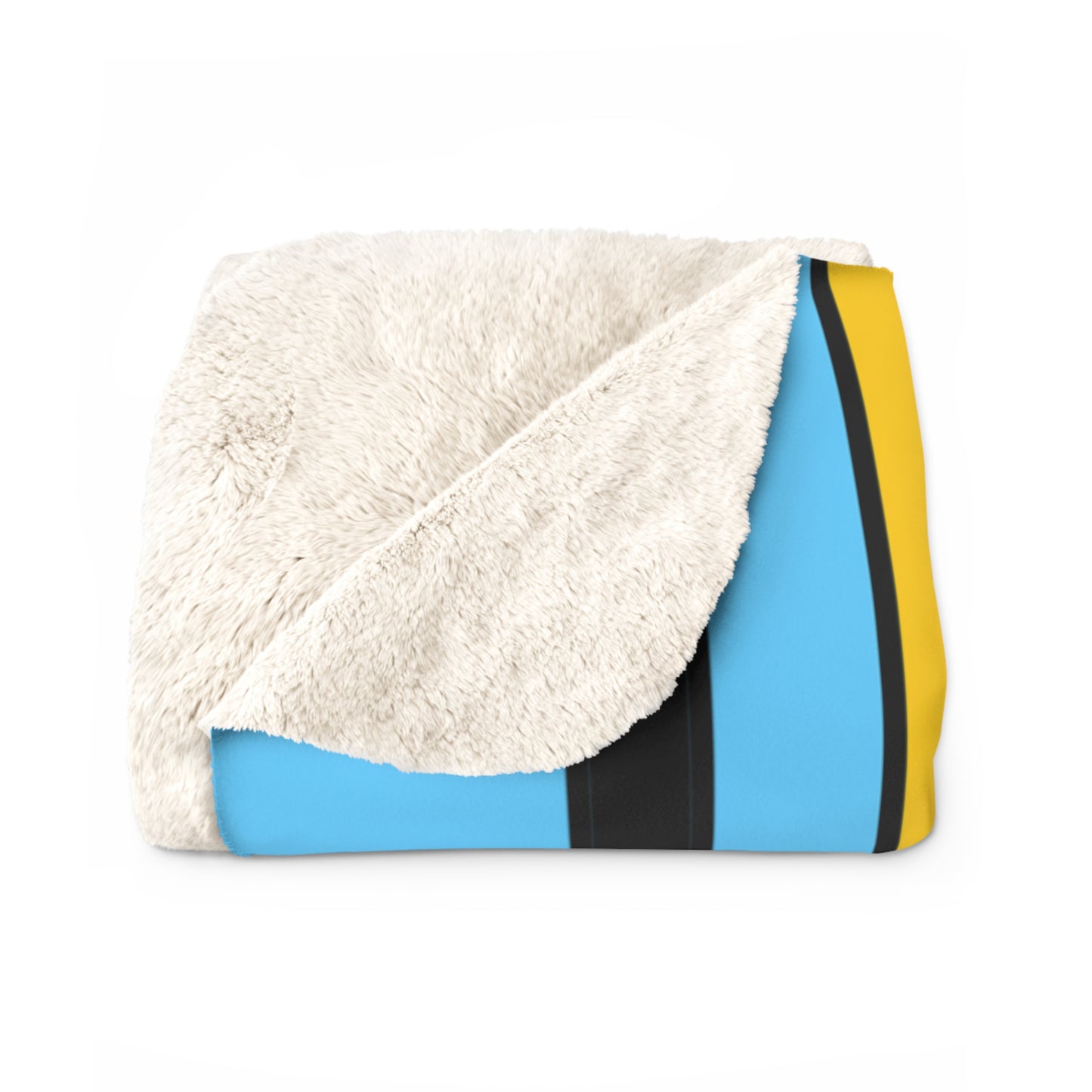 Saint Lucia Retro Stripes Blanket Throw
