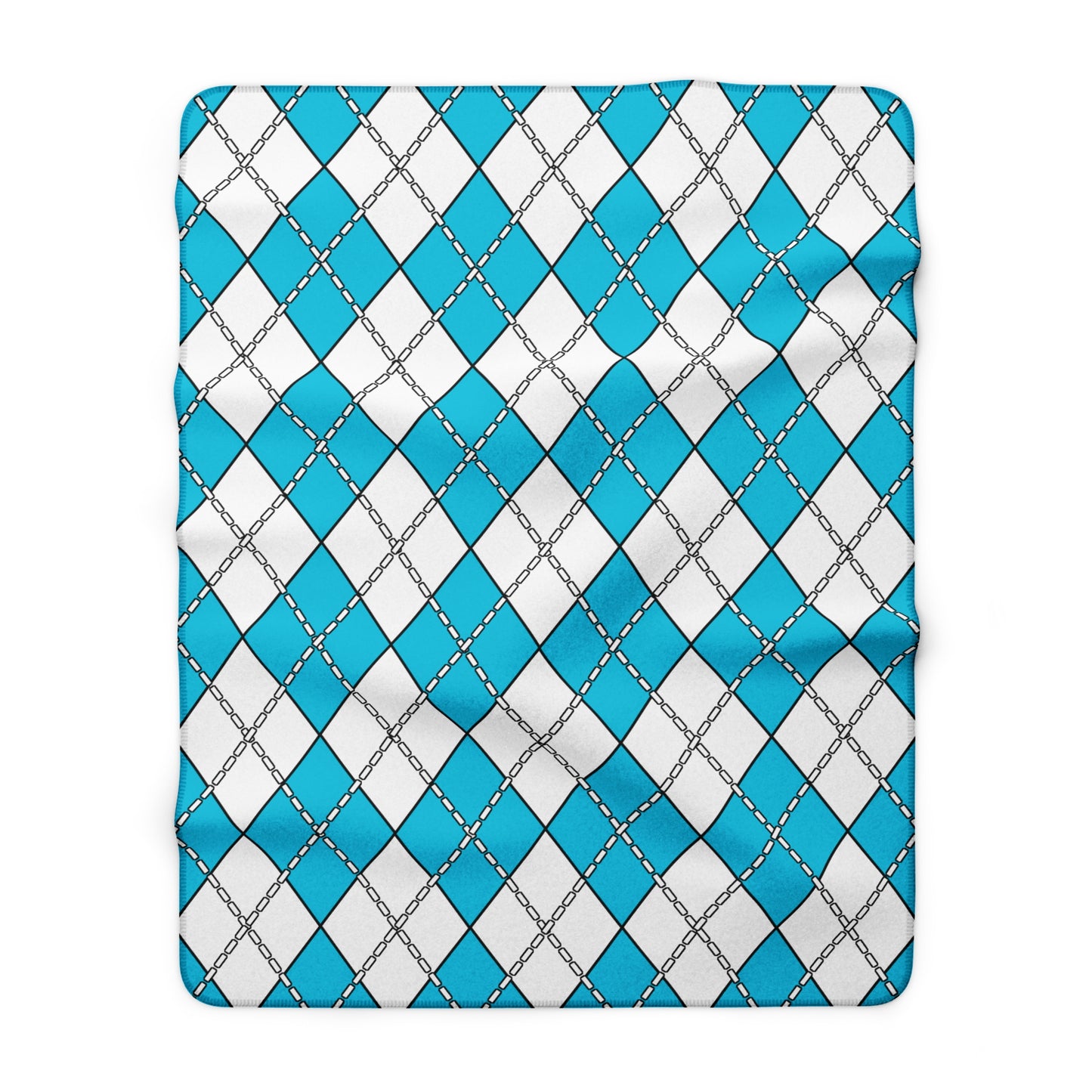 Honduras Retro Argyle Blanket Throw