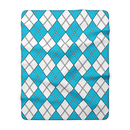 Honduras Retro Argyle Blanket Throw