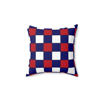American Samoa Retro Check Cushion Pillow