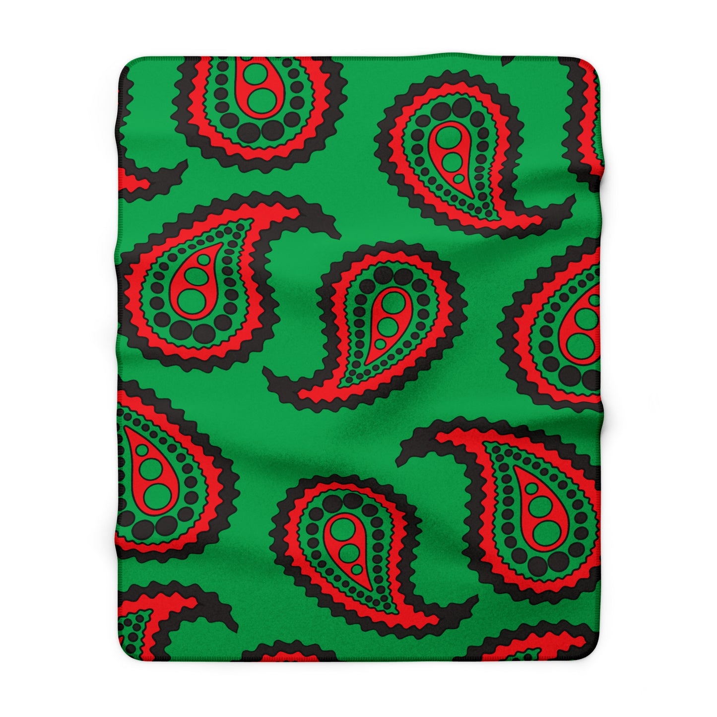 Martinique Retro Paisley Blanket Throw