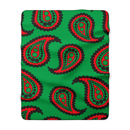 Martinique Retro Paisley Blanket Throw