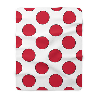 Greenland Retro Polka Dots Blanket Throw