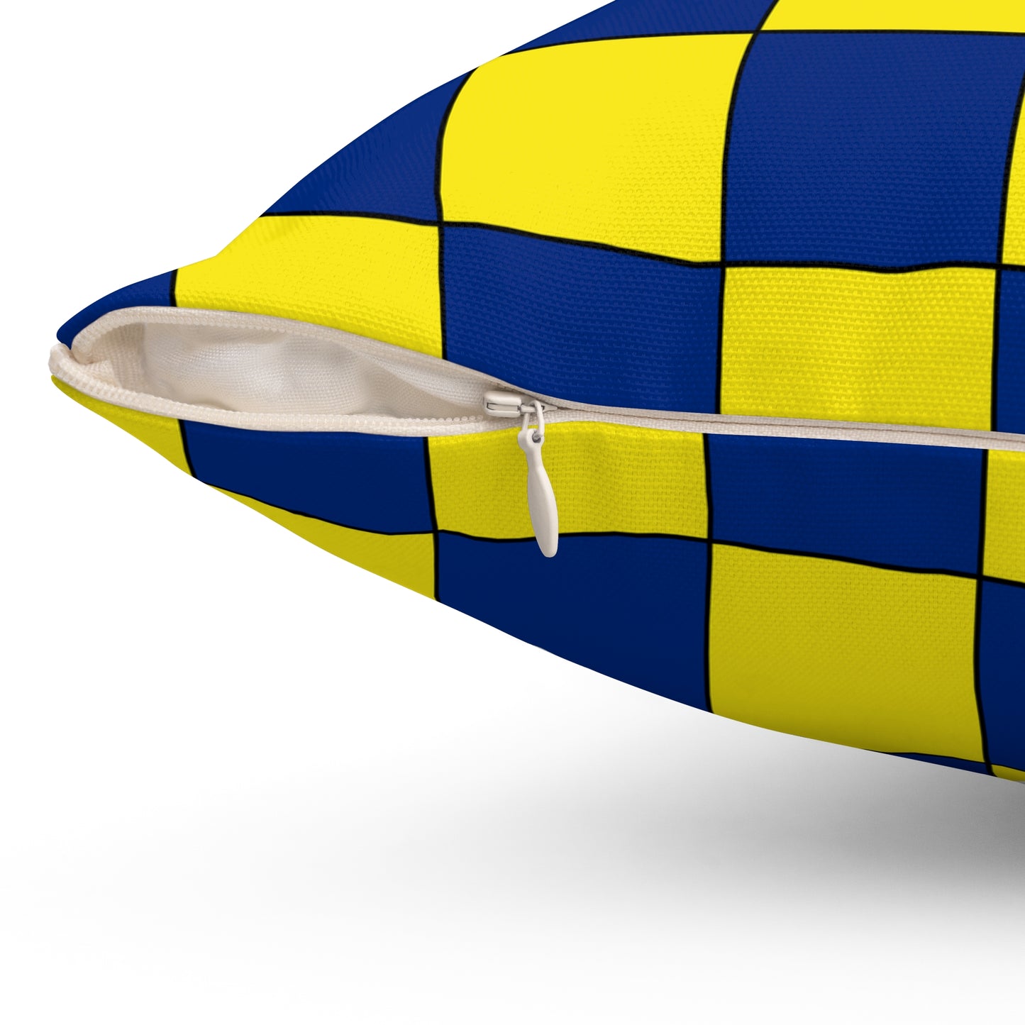 Curacao Retro Check Cushion Pillow