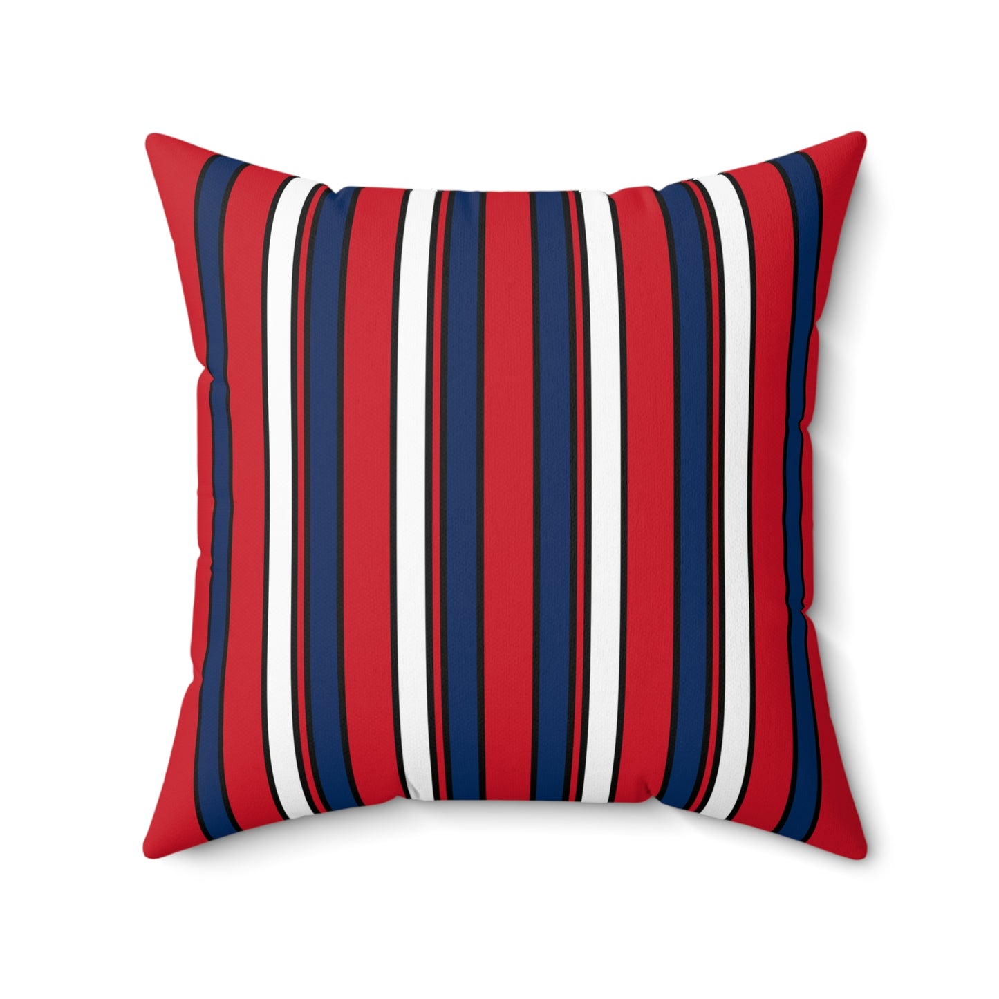 Dominican Republic Retro Stripes Cushion Pillow