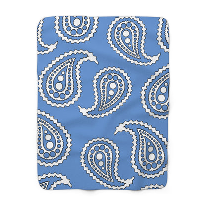 Micronesia Retro Paisley Blanket Throw