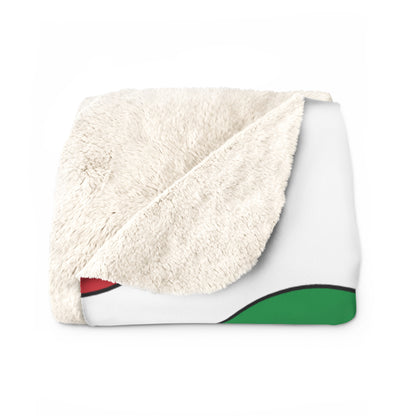 Italy Retro Polka Dots Blanket Throw