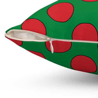 Turkmenistan Retro Polka Dots Cushion Pillow