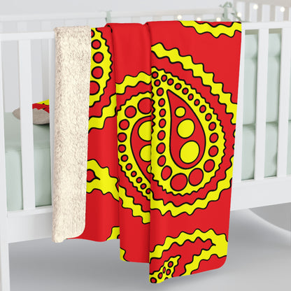 China Retro Paisley Blanket Throw
