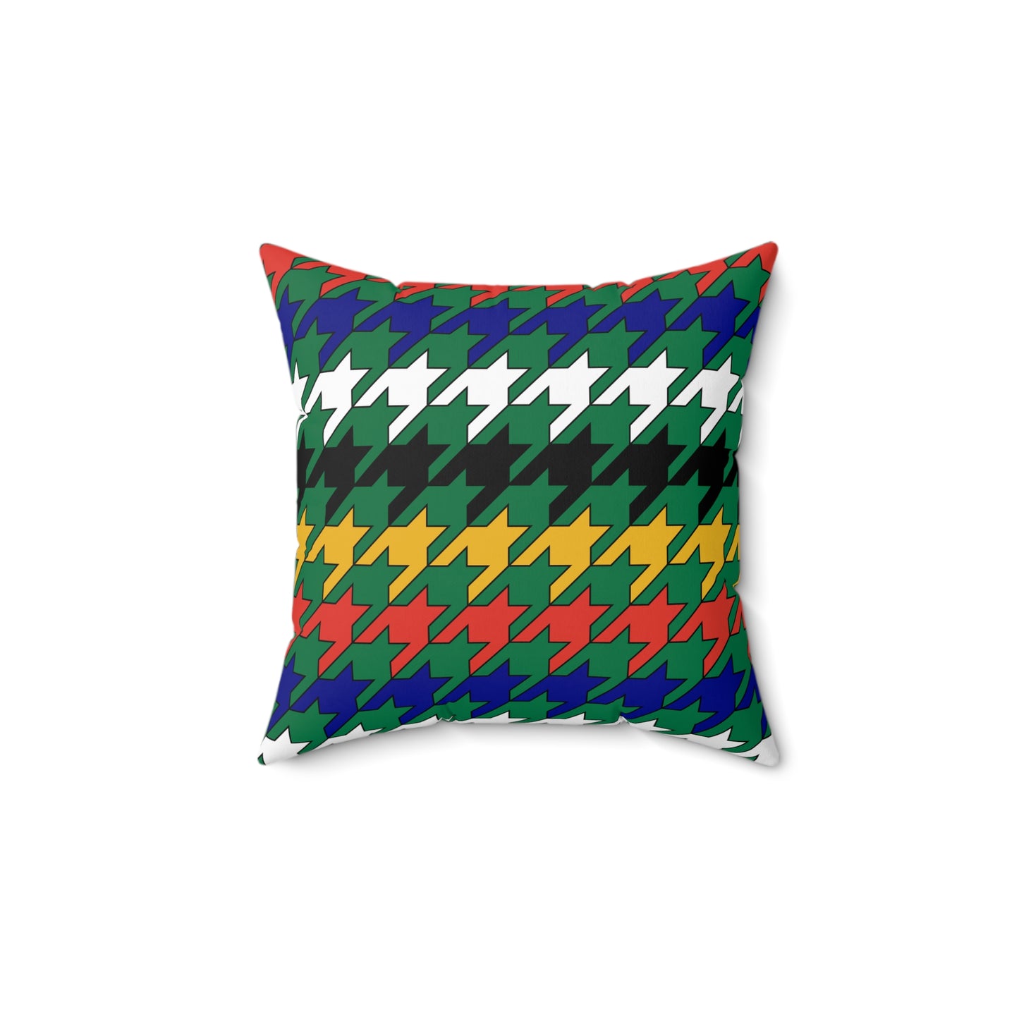 South Africa Retro Houndstooth Cushion Pillow