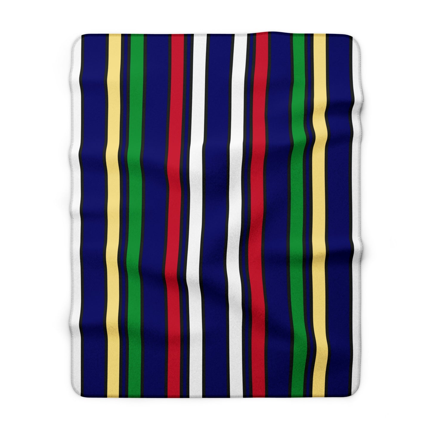 Cayman Islands Retro Stripes Blanket Throw