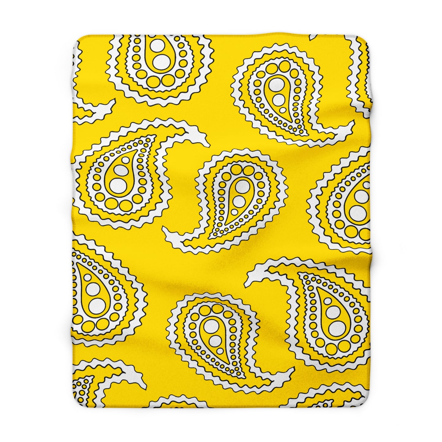Vatican City Retro Paisley Blanket Throw