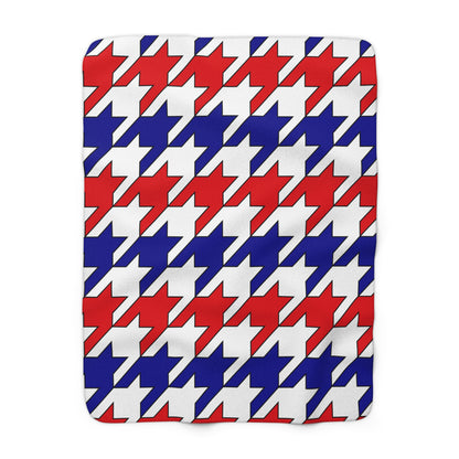 Guadeloupe Retro Houndstooth Blanket Throw