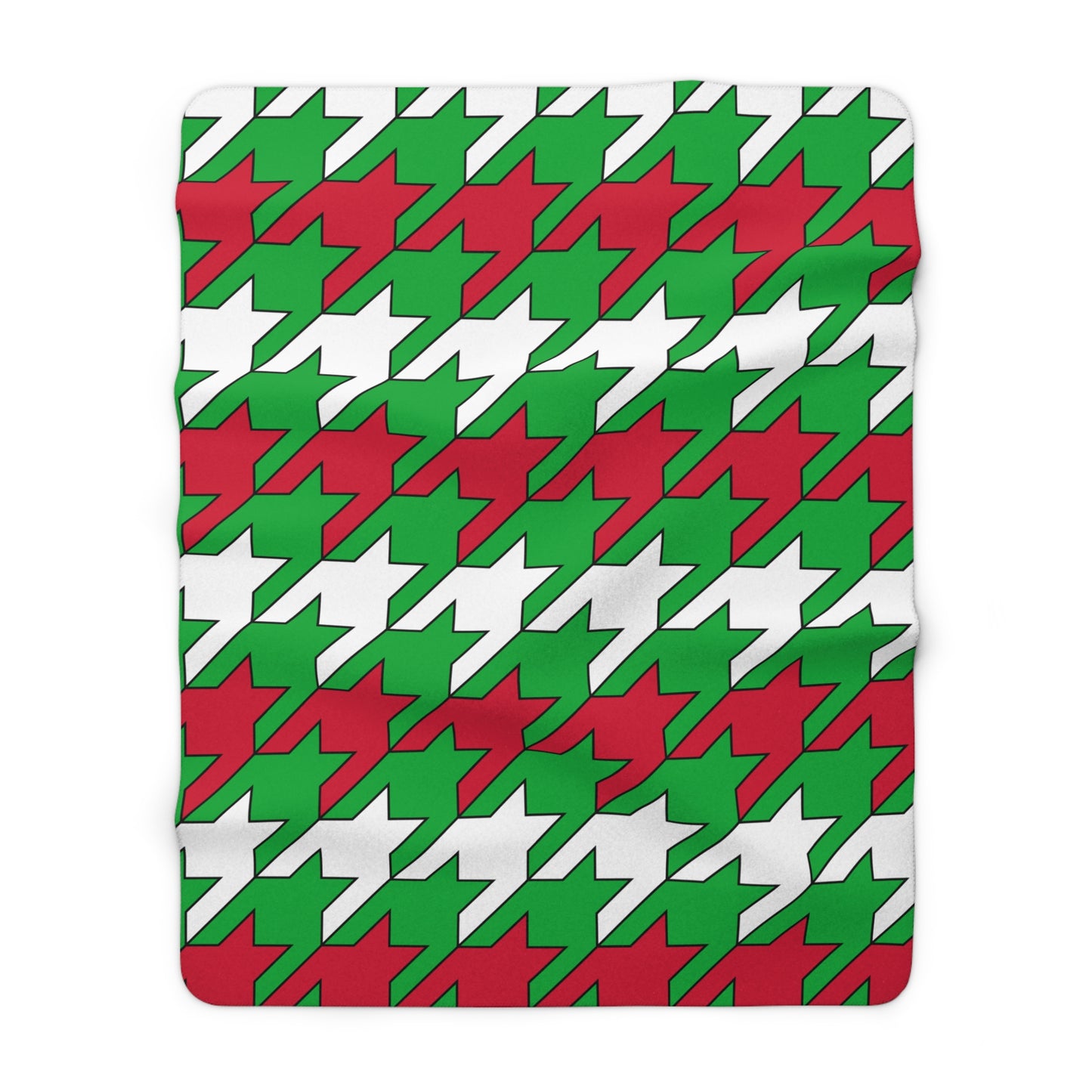Wales Retro Houndstooth Blanket Throw