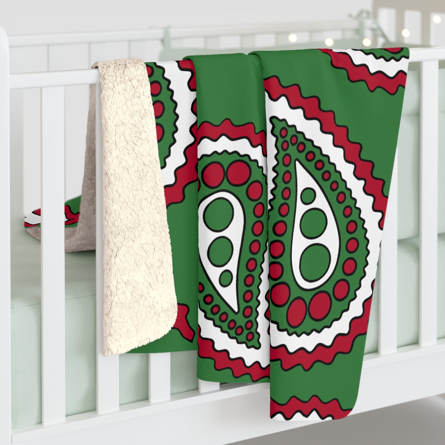 Suriname Retro Paisley Blanket Throw