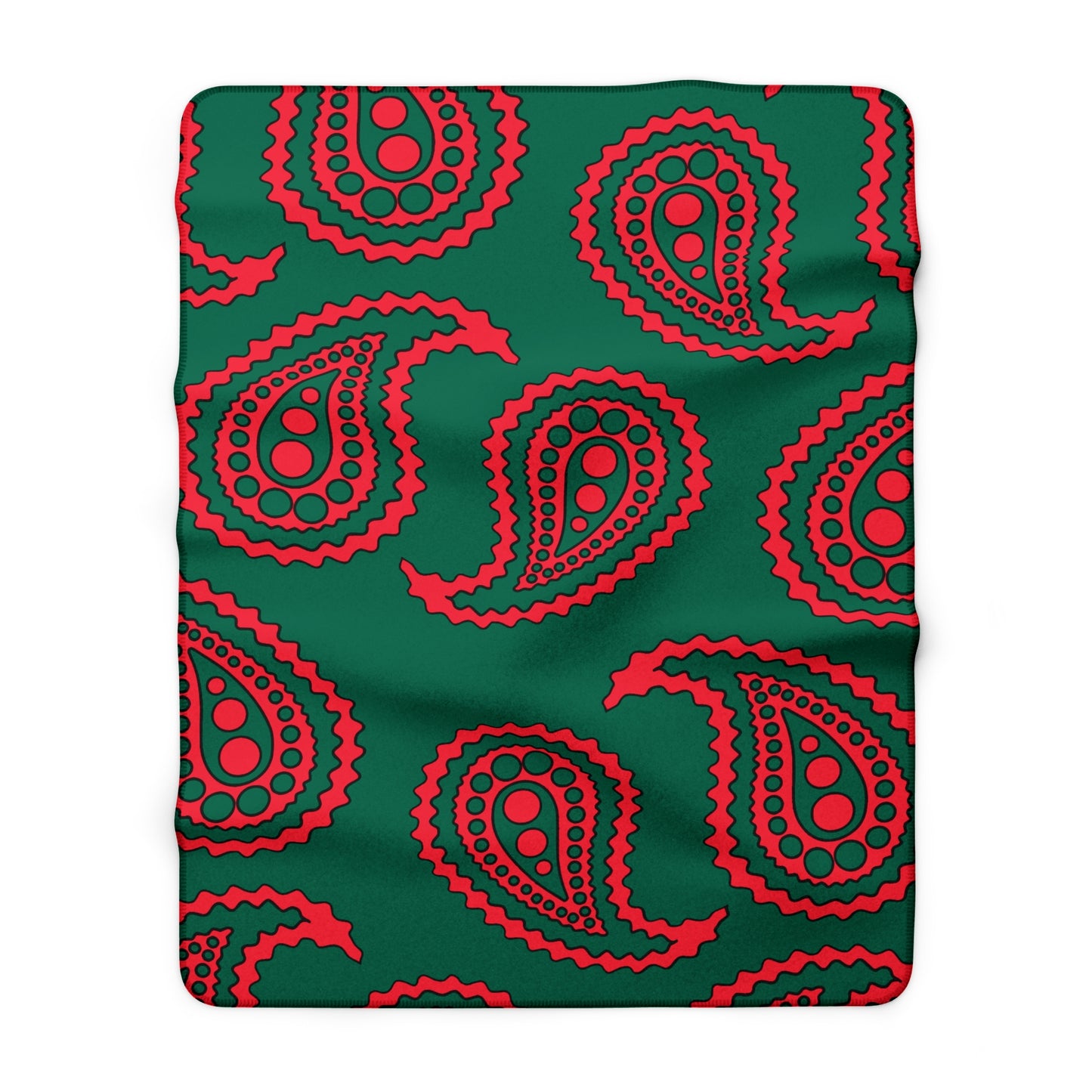 Bangladesh Retro Paisley Blanket Throw