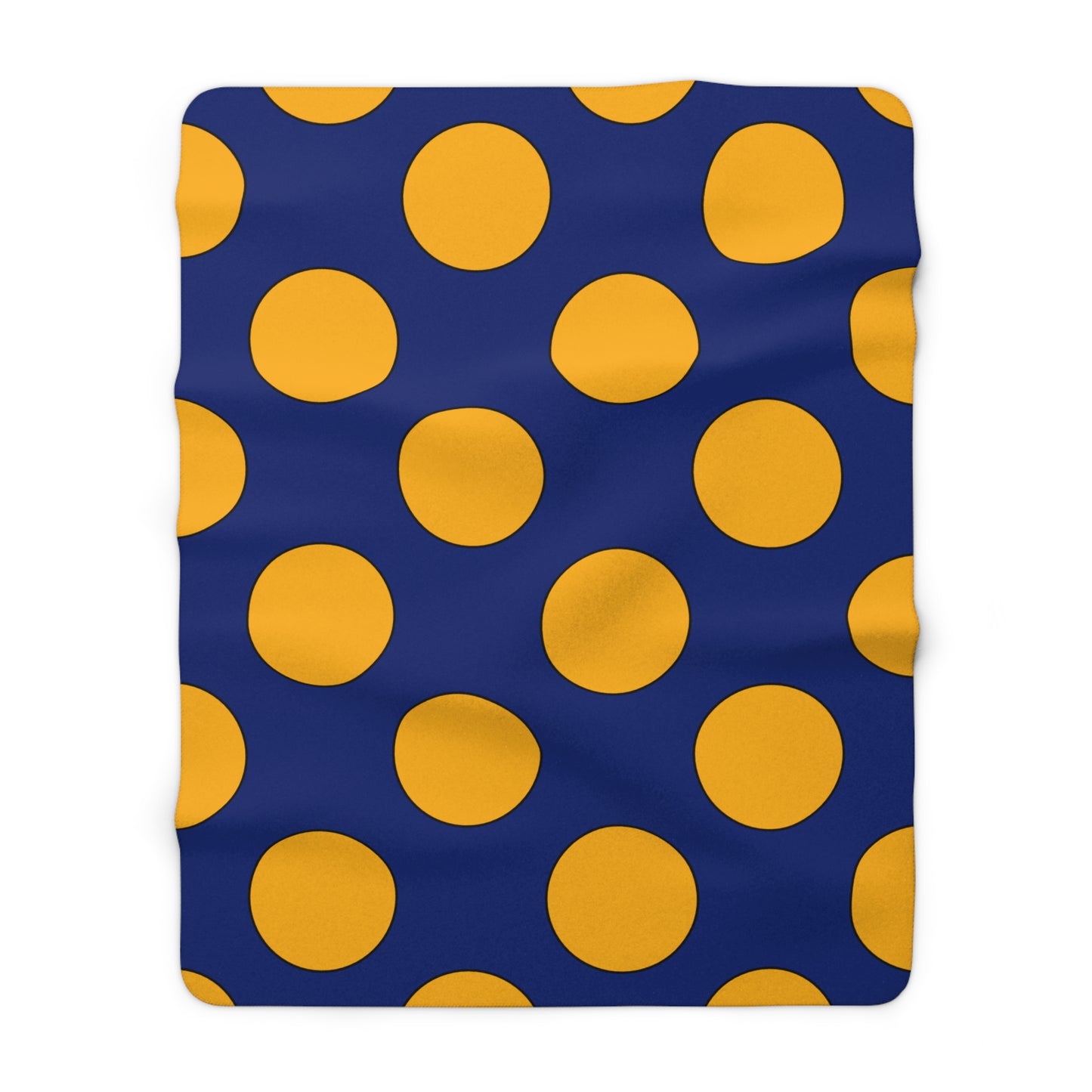 Nauru Retro Polka Dots Blanket Throw
