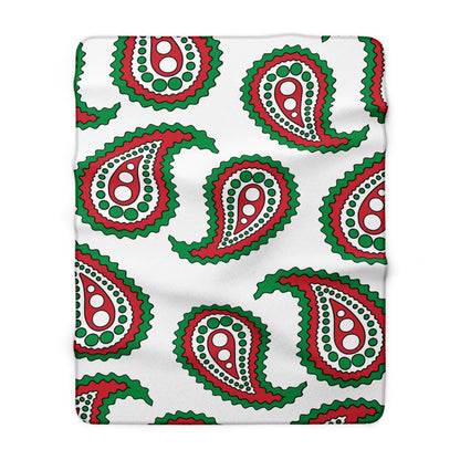 Italy Retro Paisley Blanket Throw
