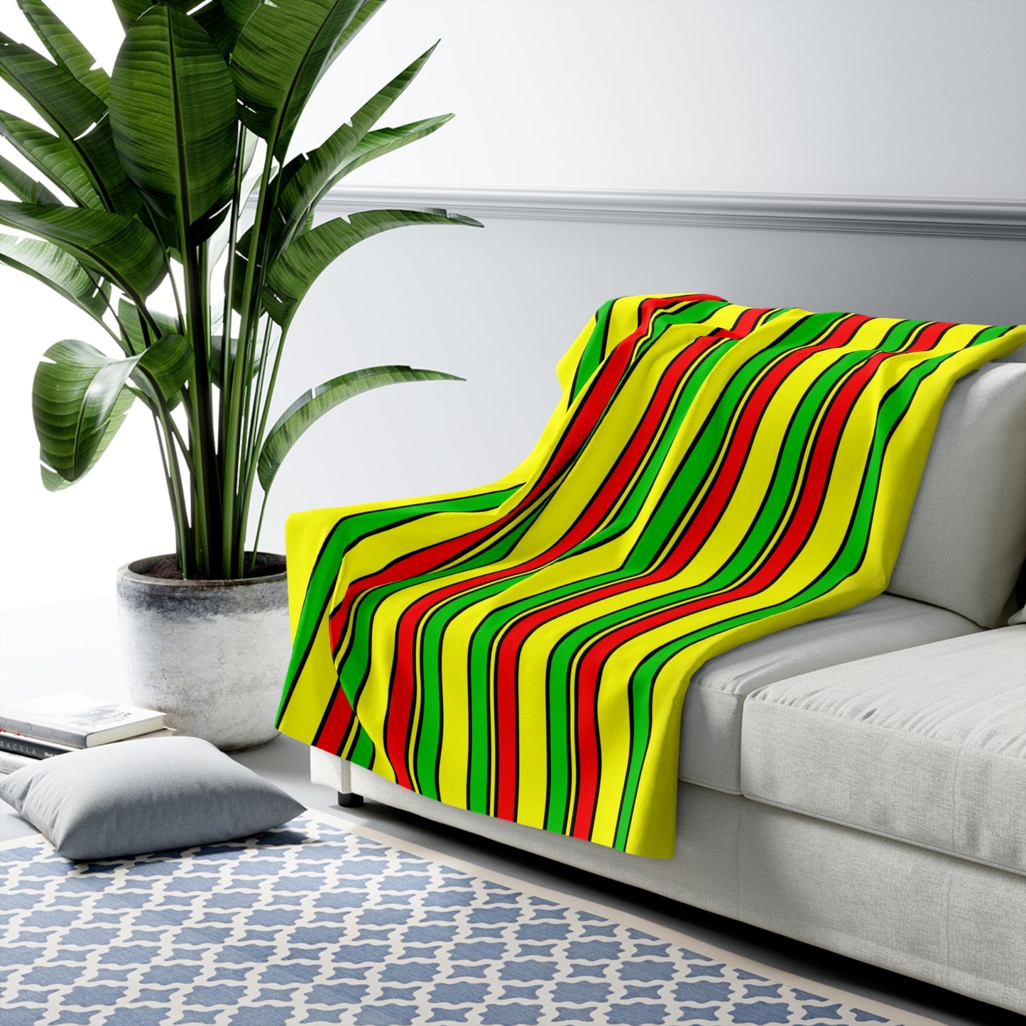 Congo Retro Stripes Blanket Throw
