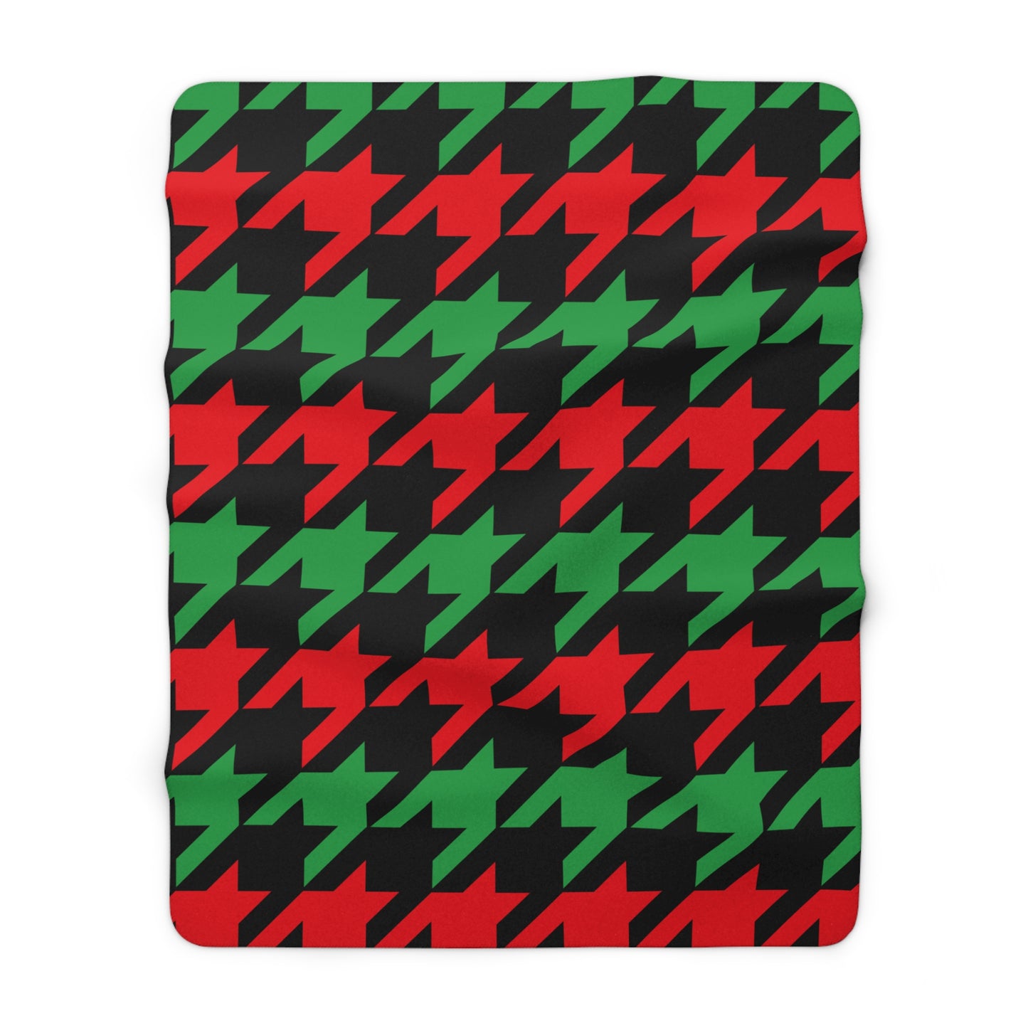 Libya Retro Houndstooth Blanket Throw