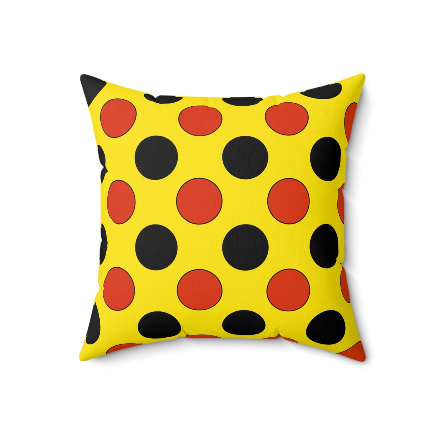 Uganda Retro Polka Dots Cushion Pillow