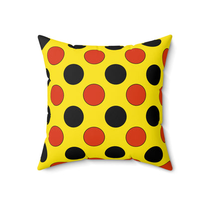 Uganda Retro Polka Dots Cushion Pillow