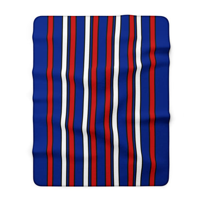 Cuba Retro Stripes Blanket Throw