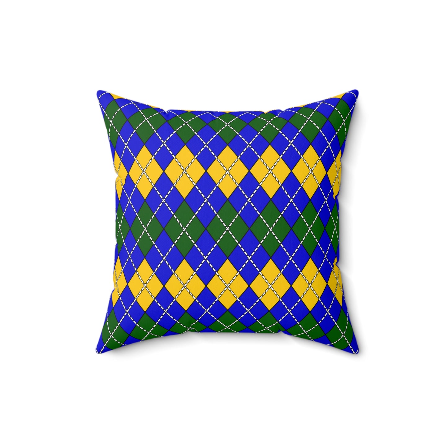 Solomon Islands Retro Argyle Cushion Pillow