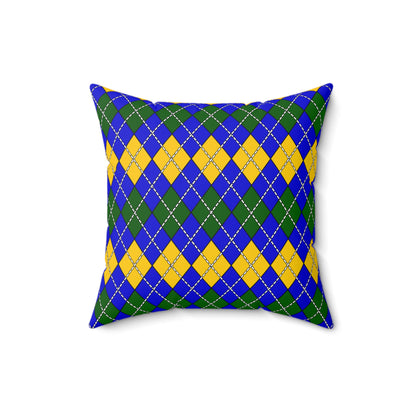 Solomon Islands Retro Argyle Cushion Pillow