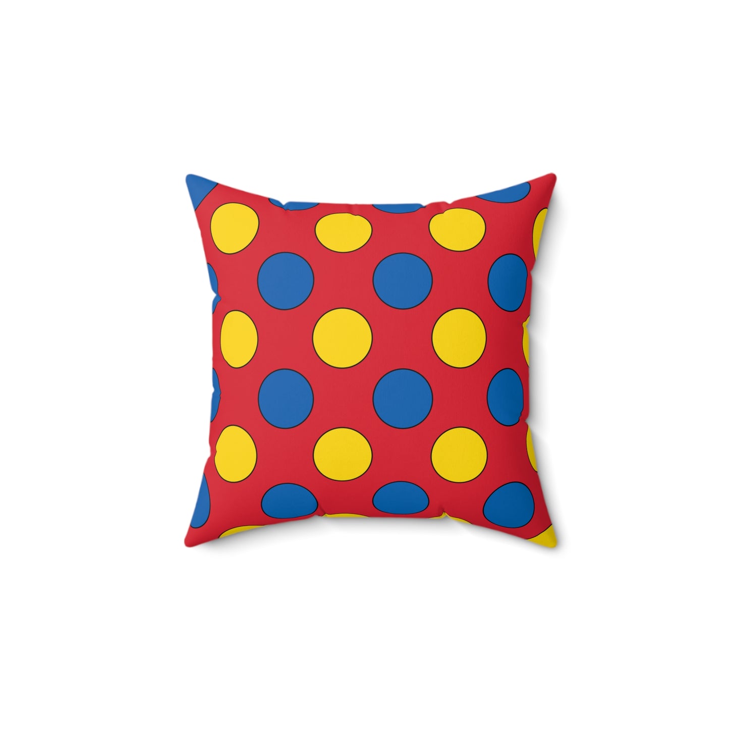 Mongolia Retro Polka Dots Cushion Pillow