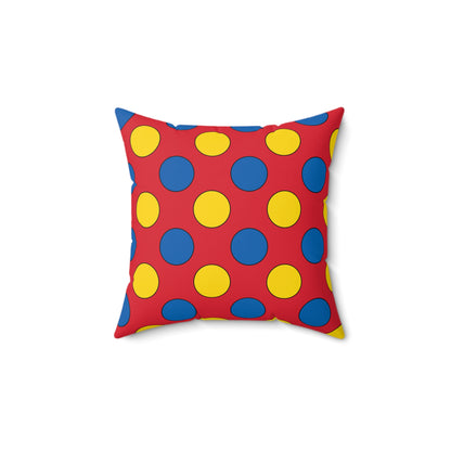 Mongolia Retro Polka Dots Cushion Pillow